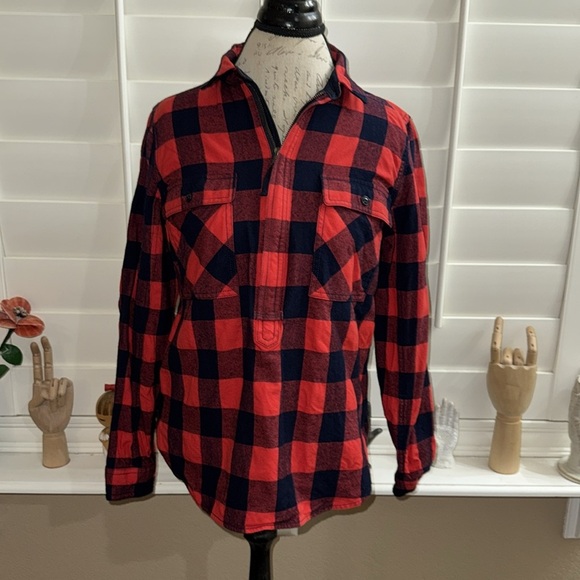 J. Crew Buffalo Check Shirt Jacket - Picture 1 of 10